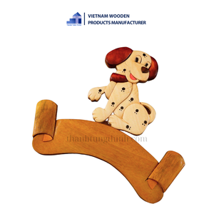 Panneau décoratif esthétique en bois pour chien, artisanat mural en bois fait main, fabriqué au Vietnam - Product Image 3