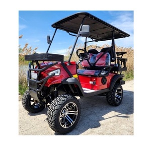 Carritos de golf de lujo de alta calidad y ultra confort, de 2 a 8 asientos, con asientos de cuero suave y motor de alta eficiencia para propiedades privadas. - Product Image 2