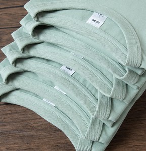 T-shirt unisexe en coton 100% lourd tricoté, toile de luxe, impression personnalisée du logo, coupe ajustée, séchage rapide, respirant, pour homme - Product Image 4