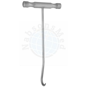 NABSONS MED Gancho para Huesos Grande con Mango en T, Acero Inoxidable Alemán, Instrumento Quirúrgico Ortopédico Manual, Reutilizable para Manipulación Ósea, CE - Product Image 2