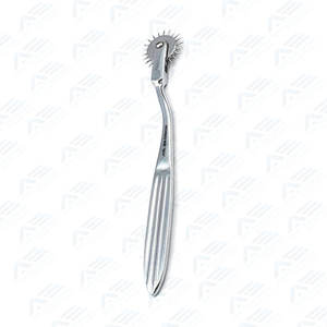 เครื่องมือผ่าตัดแบบใช้มือเปลี่ยนอุปกรณ์ทันตกรรมพื้นฐานค้อนสะท้อนระบบประสาทมีเครื่องหมาย CE ทองเหลือง - Product Image 5