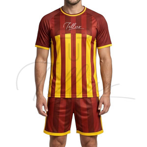 Customized Logo Print Design Your Own Soccer Uniform Hot Sale Reasonable Price Breathable Lightweight Soccer Uniform - Product Image 4