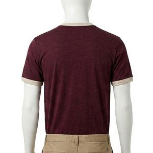 Precio al por mayor con OEM ODM, camiseta ligera para hombre, 100% algodón, corte regular, manga corta con estampado. - Product Image 3