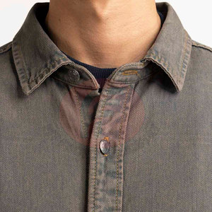 Winter Faux <b>Suede</b> Shacket Standard Button Front Overshirt Windproof Breathable Warm Comfortable Long Sleeve Casual <b>Jacket</b> - Product Image 6