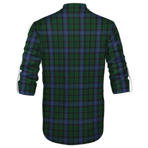 Chemise traditionnelle Jacobite Ghillie Kilt en tartan Webster - Haut de costume écossais à manches longues et lacets pour tenue des Highlands - Product Image 2
