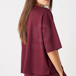 Nouveau T-shirt ample pour femme, design 2026, en toile de coton respirante, haute qualité, décontracté, idéal pour l'été, en promotion - Product Image 5