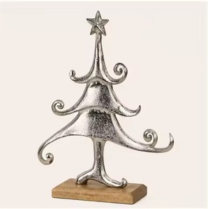 Elegant <b>Christmas</b> <b>Tree</b> <b>Table</b> Centerpiece Handmade Metal Craft for Holiday Gatherings - Product Image 1