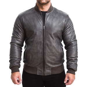 Stylish Mens Genuine <b>Leather</b> <b>Jacket</b> with <b>Long</b> Sleeve Latest Design High Quality Best Popular Style New Condition <b>jacket</b> for men - Product Image 4
