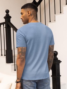 Camiseta de Textura Waffle de Alta Calidad, Fabricante de Ropa Casual Premium - Product Image 3