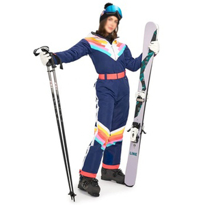Combinaison de ski une pièce pour homme, haute qualité, personnalisée, chaude, avec du duvet d'oie 800 fill, idéale pour la neige, collection 2026 - Product Image 1