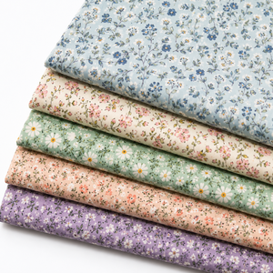 Tela de Algodón Orgánica Ecológica Estampada con Diseño Pastoral, Sarga Peinada, Anti-Pilling, Ligera, para Niños, Hecha a Mano, DIY, Venta al por Mayor - Product Image 2
