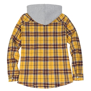 Men's <b>Vintage</b> Flannel Plaid Bomber Jacket Sherpa Lined Winter <b>Coat</b> Snap Button Warm Pockets Loose Fit Canvas Streetwear - Product Image 2
