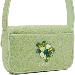 Pochette et sac en perles de verre VLemon, design personnalisé, perles jaunes citron et blanches, sac à main pour les vacances d'été - Product Image 1