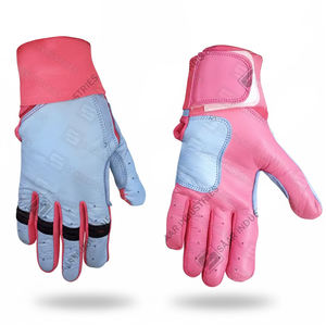 Guantes de Bateo de Poliéster/Algodón Edición Algodón de Azúcar, para Zurdos, con Cierre de Velcro y Soporte para la Muñeca, Cómodos - Product Image 3