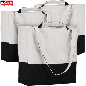 Bolsa de Mano Moderna, Bolsa de Compras Reutilizable de Lona de Algodón Resistente, Bolsa de Supermercado Ecológica y a la Moda - Product Image 1