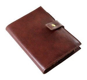 Rustic <b>Charm</b> With Decorative Faux Leather Strap <b>Stitched</b> On The Cover Adds Antique Magic To This Lovely Vintage Looking Journal - Product Image 2