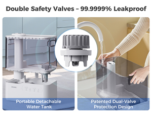 360 trong suốt windwo LED ngọn lửa sàn nhà thường vụ 2025 siêu âm nước nhỏ <span class=keywords><strong>Fogger</strong></span> không khí humidificador mát sương độ ẩm - Product Image 5