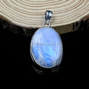 Colgante de Plata de Ley 925, joyería étnica hecha a mano, colgante de piedras preciosas reales, regalo de aniversario para mamá, colgante Vintage - Product Image 5