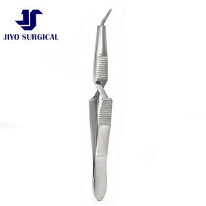 Pince à écartement Watzke 4 1/2 pouces, instrument chirurgical, dents crantées, embouts angulés à 30 degrés de 10,0 mm, action croisée plate WS-8765 - Product Image 2