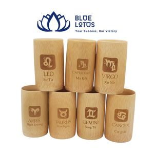 Tasse à boire en bambou écologique, style rustique, la plus vendue, vente en gros directe usine - Product Image 1
