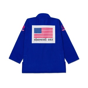 Kimono de Jiu Jitsu Americana BJJ Gi Azul, Lote 151, 450 GSM, Tejido de Algodón Perla, Transpirable y Duradero, con Bolsa - Product Image 3