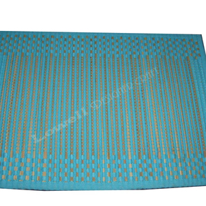 Handwoven blue Patterned Table Mat Eco Friendly Cotton Jute Blend Durable Dining <b>Placemat</b> for Home Kitchen Use - Product Image 4