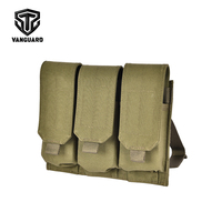 Sacs de rangement rigides en gros avec fermeture Molle, pack triple tactique léger en polyester à dégagement rapide pour ceinture extérieure