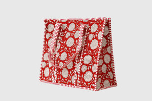 Sac fourre-tout en coton avec broderie, style bohème, ouvert en haut, sac de shopping toutes saisons - Product Image 4