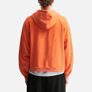 Bulk 400gsm cotton <b>fleece</b> mens <b>hoodie</b>, custom puff print cotton <b>fleece</b> <b>hoodie</b>, mens <b>hoodie</b> for startup brands - Product Image 4