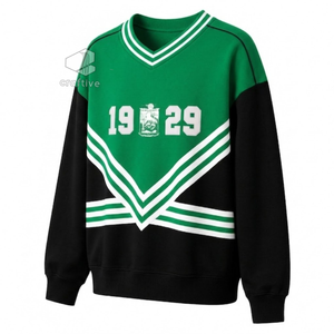 เสื้อสวมหัว Iota Phi Lambda สำหรับผู้หญิงเสื้อสเวตเตอร์คอกลมผ้าคอตตอนสีเขียวและสีขาวปักลายสำหรับผู้หญิง - Product Image 2