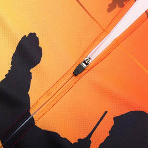 Jersey de Ciclismo Personalizado, Ligero, Antibacterial, Ecológico, de Spandex/Poliéster, Transpirable, de Secado Rápido, que Absorbe la Humedad - Product Image 3