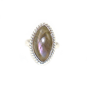 Royal Fashionable <b>Labradorite</b> Gemstone Marquise Shape 925 Silver Plated <b>Ring</b> Brass Jewelry For Women Girls <b>Rings</b> Wholesale Bulk - Product Image 1