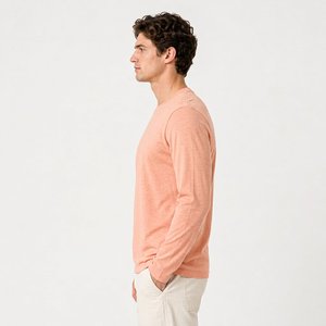 Chemise Homme Légère Coupe Slim Manches Longues 180GSM en Mélange de Rayonne Extensible – Haut Essentiel Basique pour la Mode Printemps-Automne - Product Image 3