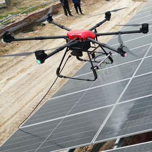 Drone de nettoyage commercial pour façades vitrées, équipement de nettoyage aérien autonome, système aérien efficace, solution de maintenance des bâtiments - Product Image 1