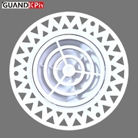 Diffuseur sans cadre de qualité supérieure, directement de l'usine, grille d'air frais encastrée pour système de ventilation de plafond HVAC