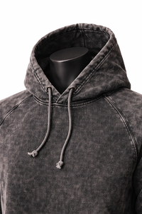 Sweat à capuche d'hiver 100% Coton de haute qualité, imprimé numériquement, délavé à l'acide et au pierre, effet vieilli, Série High Street - Product Image 5