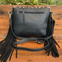 Meilleure vente sac à bandoulière en cuir de vachette à franges usiné à la main pour femme Western Hair On & véritable cuir Turquoise Stone Purse