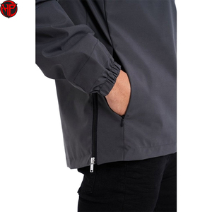 Chaqueta Cortavientos Impermeable para Hombre, con Capucha, Transpirable, de Poliéster, Informal, para Otoño, Ropa de Abrigo para Exteriores - Product Image 4