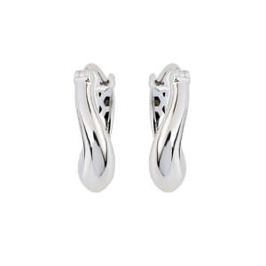 ELEGANT 925 STERLING SILVER PLATED HOOP <b>EARRINGS</b> FOR WOMEN BOHEMIAN FASHION JEWELRY PERFECT ANNIVERSARY GIFT LIGHTWEIGHT STYLE - Product Image 3