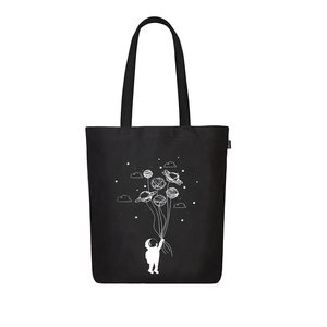 Bolsa de lona impresa con diseño artístico, asas para el hombro, para compras, viajes, uso diario y como regalo, estilo femenino - Product Image 1