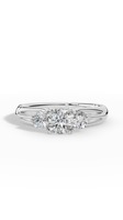 Anillo de Diamante Cultivado en Laboratorio de Alta Calidad, 5.4mm, Color D, Certificado IGI, Corte Brillante, Oro 14K, Venta al Por Mayor, Fabricante de Joyería Fina OEM
