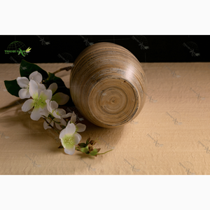 Jarrones de bambú vietnamitas, piezas decorativas tejidas a mano para interiores modernos, belleza sostenible en cada curva - Product Image 4