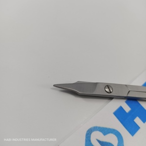 Professional Stainless Steel Chrome Finish Sharp Right-<b>Handed</b> <b>Mini</b> Embroidery Scissors Micro Blade Cuticle Beauty Tools Heart - Product Image 4