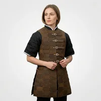 Armure artisanale de chevalier viking armure de poitrine en cuir médiéval réglable Cosplay Renaissance juste armure corporelle pour les événements de jeu de rôle