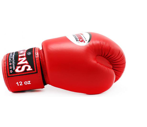 Gants de boxe sur mesure pour jumeaux, qualité supérieure, cuir de vachette véritable, couleur rouge, pour adultes - Product Image 5