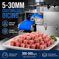 Machine à découper la viande automatique, machine à couper la viande congelée, haute capacité (300-500 kg/h), 220V/380V pour restaurants, usines