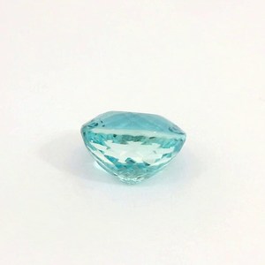 Pierre précieuse naturelle bleue aquamarine, cristal authentique non monté, taille poire, provenance Brésil, pour la création de bijoux et la collection. - Product Image 2