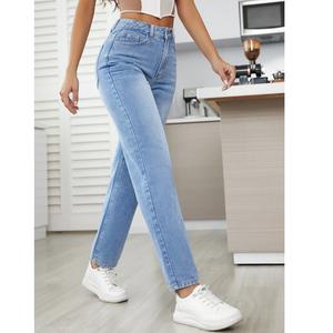 Jeans pour femmes taille haute, coupe skinny, grande taille, respirants, écologiques, pour la gym et l'entraînement, grande élasticité, export BD - Product Image 3