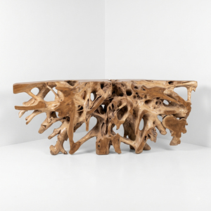 Teak Root <b>Console</b> <b>Table</b> Manufacturer OEM ODM Wholesale Custom Solid Wood Furniture for Importers Hospitality Projects Export - Product Image 5