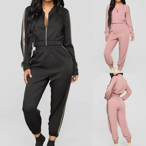 Ensemble de survêtement élégant 2 pièces personnalisé avec votre logo, survêtement pour femmes, molleton de coton surdimensionné, vente en gros de survêtements pour femmes - Product Image 4